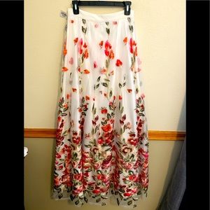 Beautiful Floral Ballgown Skirt